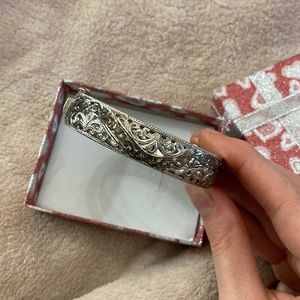 Silver bangle